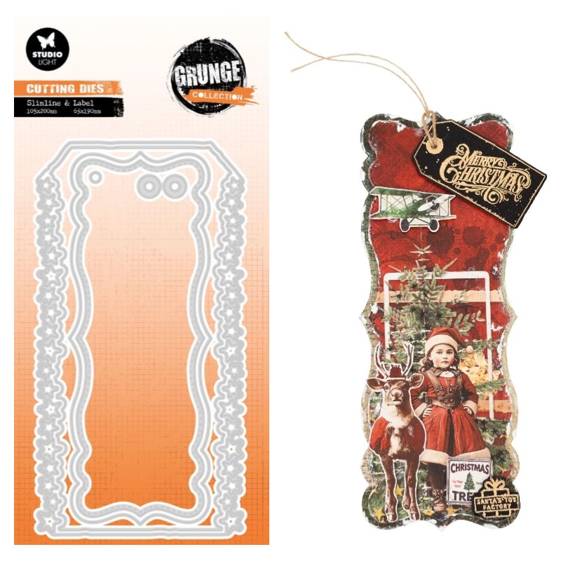 Winter Clothing Label - Star ป้ายฤดูหนาว Santa ของเล่นคริสต์มาสโพสต์ Holly Snow