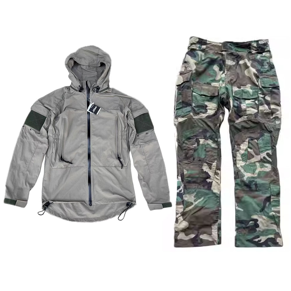 Windproof Jacket Softshell - ยุทธวิธี Tom ORC สีเทา Soft SHELL