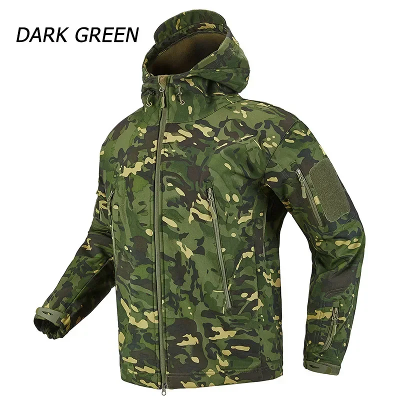 Windproof Jacket Softshell - เสื้อแจ็คเก็ตผู้ชาย M-5XL กางเกงขายาว ซอฟต์เชลล์ เสื้อฮู้ดดี้ เสื้อโค้ท
