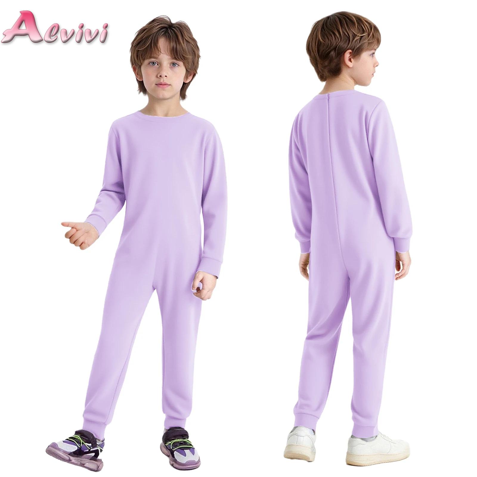 Winter Clothing Needs - ชุดรอมเปอร์เด็กแบบยูนิเซ็กซ์สำหรับเด็กที่มีความต้องการพิเศษ แขนยาว ซิปหลัง ผลิตจากผ้าฝ้าย เหมาะสำหรับสวมใส่ตลอดวัน