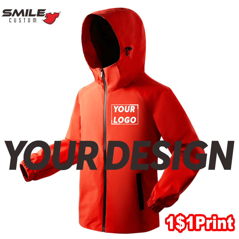 Winter Clothing Companies - Casual เสื้อฝน Custom พิมพ์โลโก้กลางแจ้ง Windbreaker เสื้อแจ็คเก็ตเย็บปักถักร้อยรูปแบบบริษัทเสื้อผ้ามีแบรนด์ออกแบบ