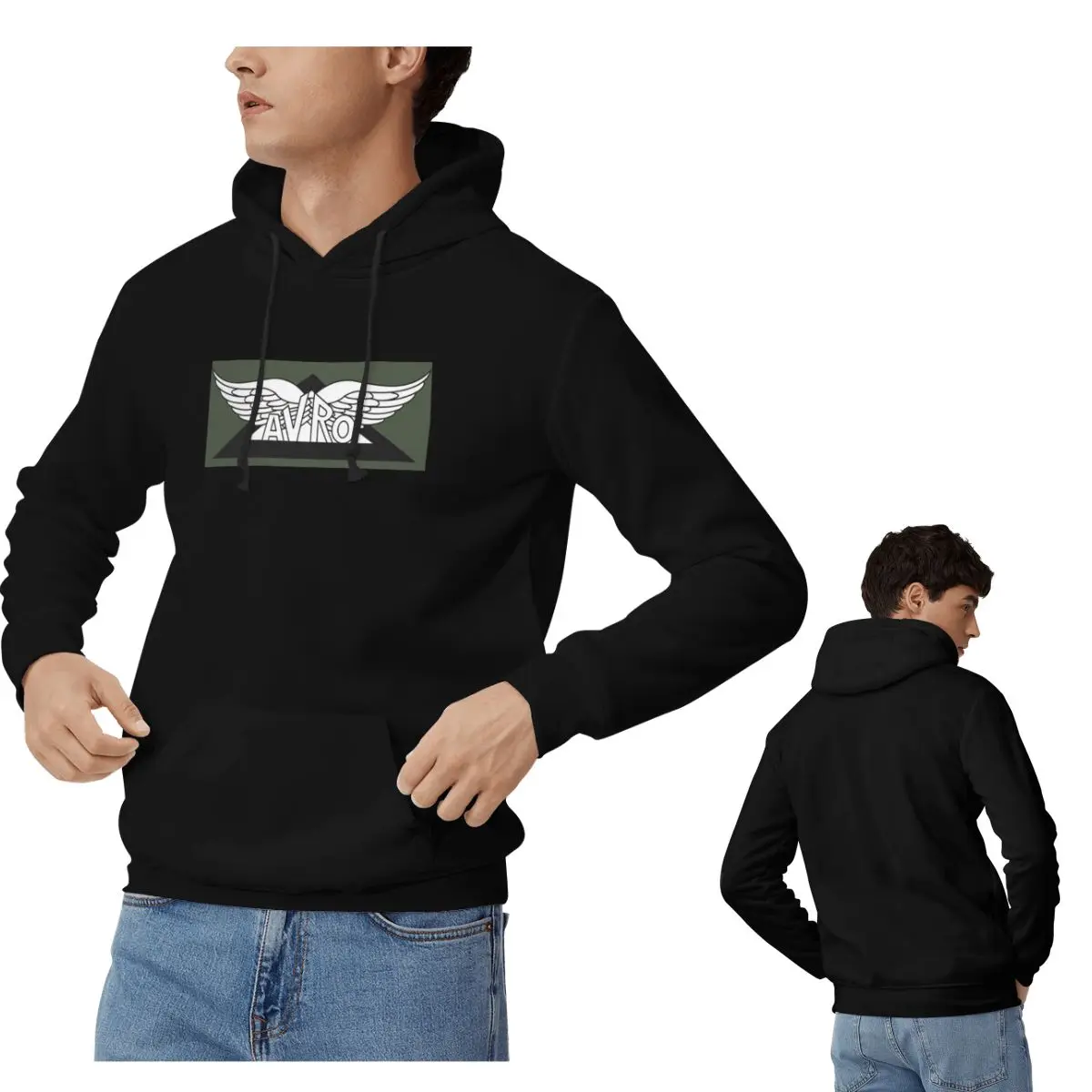 Winter Clothing Companies - เสื้อฮู้ดลายโลโก้บริษัทเครื่องบินอโวโร่ สำหรับผู้ชายและผู้หญิง สไตล์ลำลอง เสื้อสเวตเชิ้ตแขนยาว ฮาราจูกุ เสื้อผ้าฤดูใบไม้ร่วงและฤดูหนาว