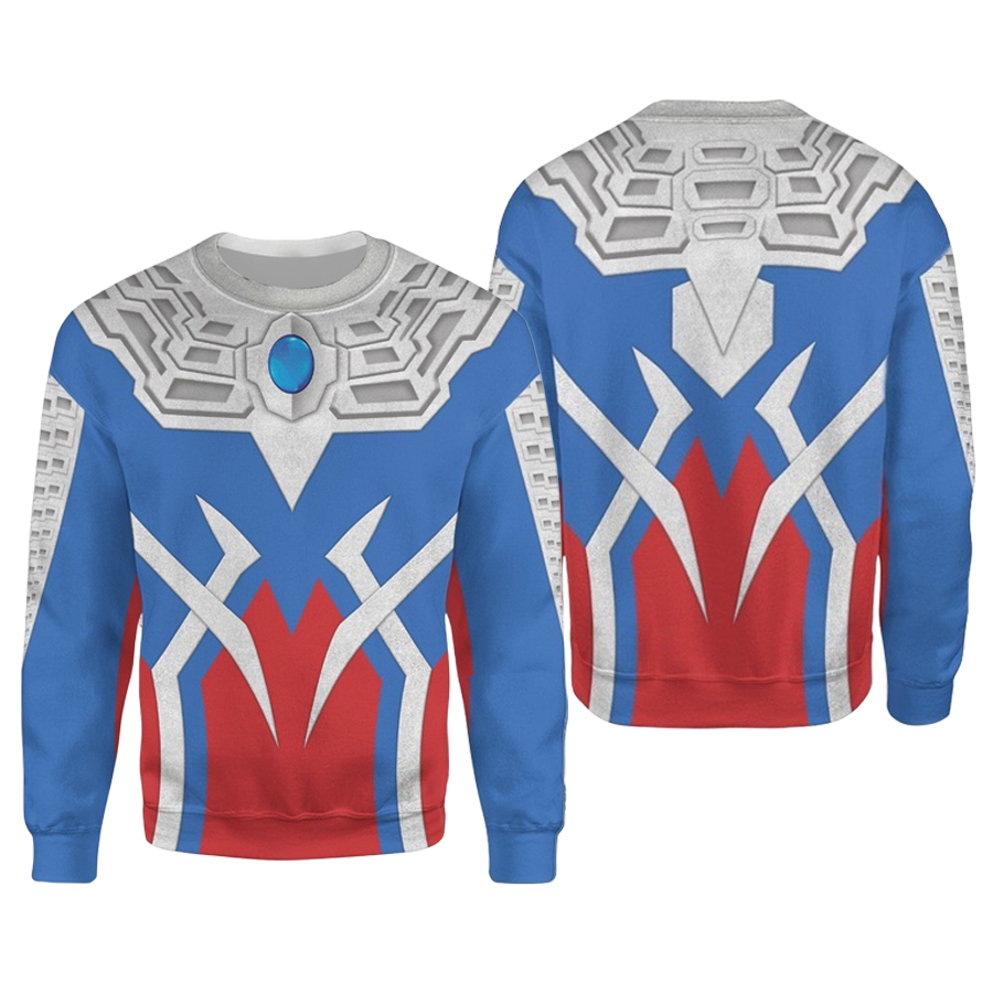 Winter Clothing For Kids - เสื้อสเวตเชิ้ตคอวีลายอุลตร้าแมนซีโร่จาก Bandai Periphery สำหรับคอสเพลย์ ผ้าเนื้อนุ่ม สวมใส่สบาย