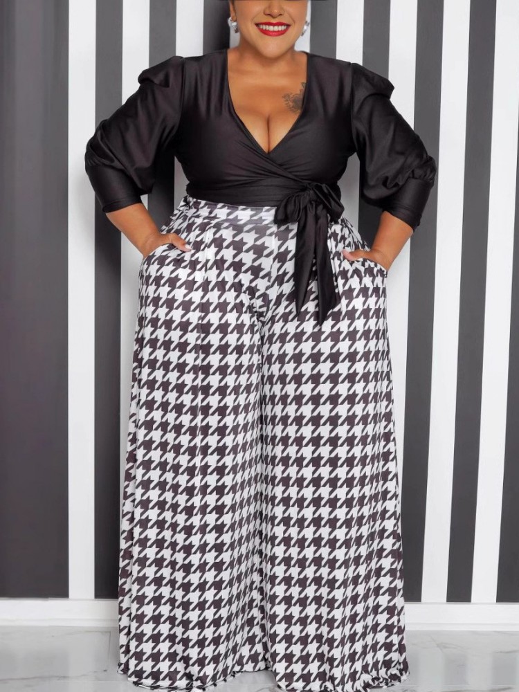 Winter Clothing For Plus Size Women - PLUS ขนาดเสื้อผ้ากางเกงสําหรับเสื้อผ้าสตรีฤดูใบไม้ผลิฤดูใบไม้ร่วงใหม่แฟชั่น Elegant SLIM FIT High