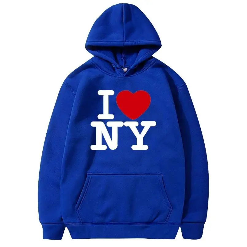 I Love New York พิมพ์ Hoodies  - Winter Clothing New York บทวิจารณ์และราคา