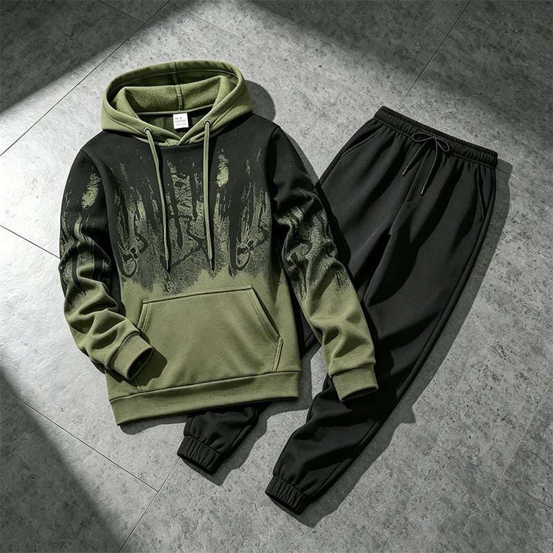 ชุดฮู้ดดี้ผู้ชายสำหรับฤดูใบไม้ - Winter Clothing Pants บทวิจารณ์และราคา