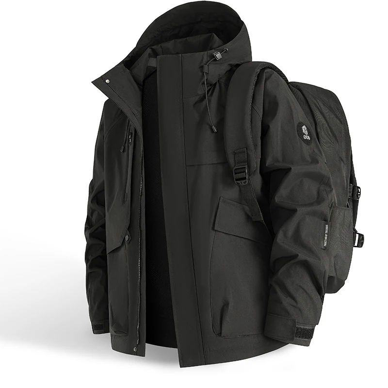 เสื้อแจ็คเก็ตกันน้ำผู้ชาย เสื้ - Windproof Jacket Softshell บทวิจารณ์และราคา