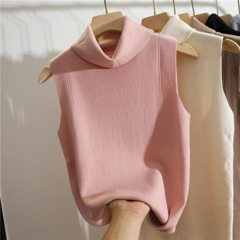 เสื้อไหมพรมคอเต่าแขนกุดทรงเข้า - Winter Clothing Essentials For Women บทวิจารณ์และราคา