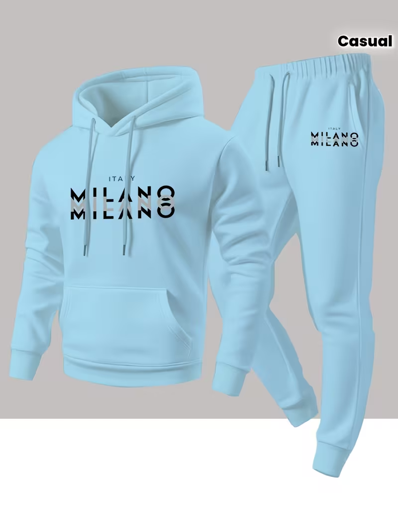 ชุดเซ็ตฮู้ดดี้แฟชั่นผู้ชายขายด - Winter Clothing Pants บทวิจารณ์และราคา