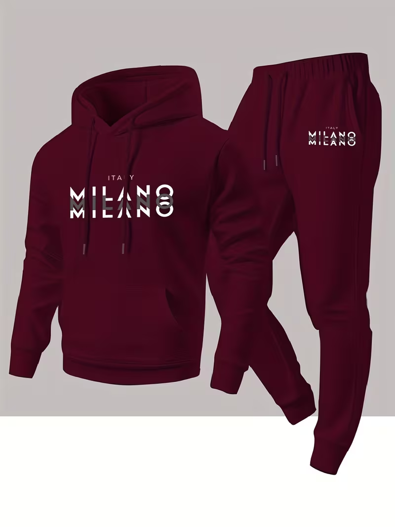 ชุดเซ็ตฮู้ดดี้แฟชั่นผู้ชายขายด - Winter Clothing Pants บทวิจารณ์และราคา