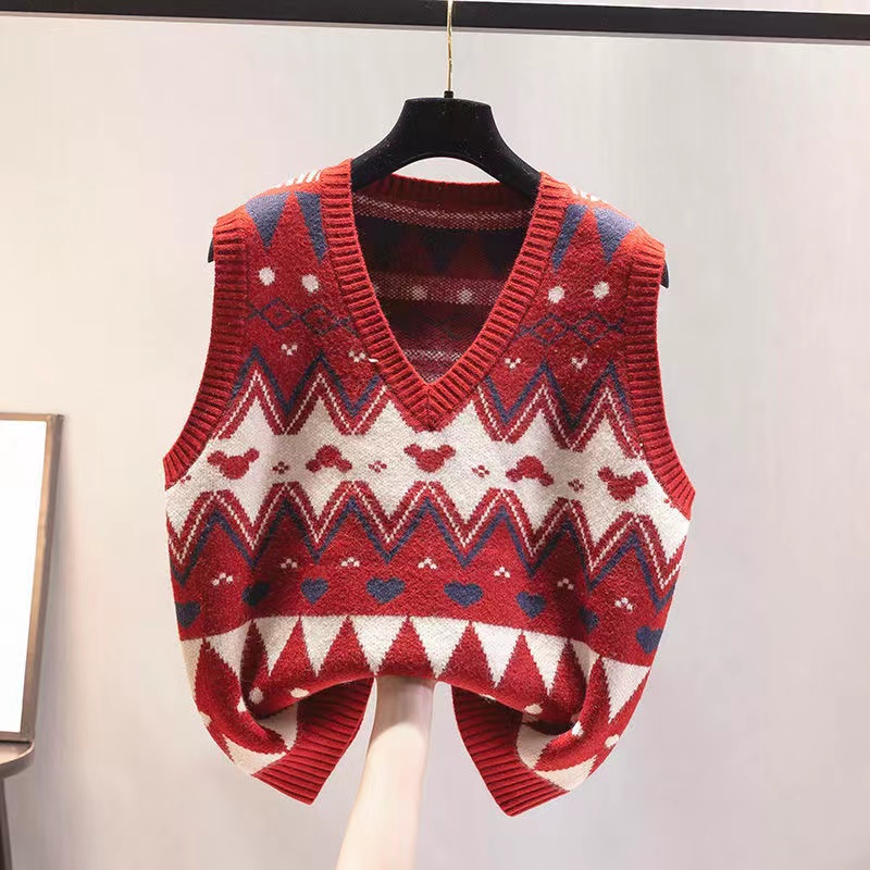 เสื้อกั๊กถักนิตติ้งสำหรับผู้หญ - Winter Clothing Label บทวิจารณ์และราคา
