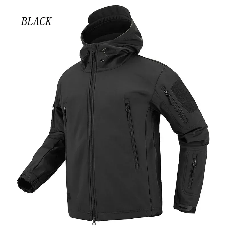 เสื้อแจ็คเก็ตผู้ชาย M-5XL กางเ - Windproof Jacket Softshell บทวิจารณ์และราคา