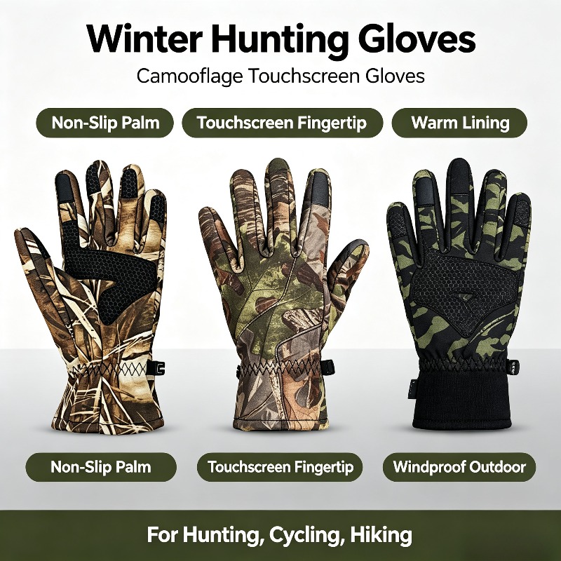 ถุงมือกันลื่นสำหรับกีฬากลางแจ้ - Knit Glove Touch Screen บทวิจารณ์และราคา