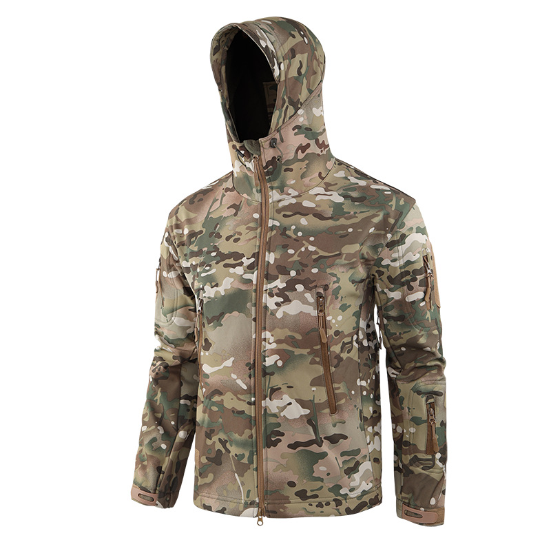 ชุดลายพรางผจญภัยกลางแจ้งสำหรับ - Windproof Jacket Softshell บทวิจารณ์และราคา