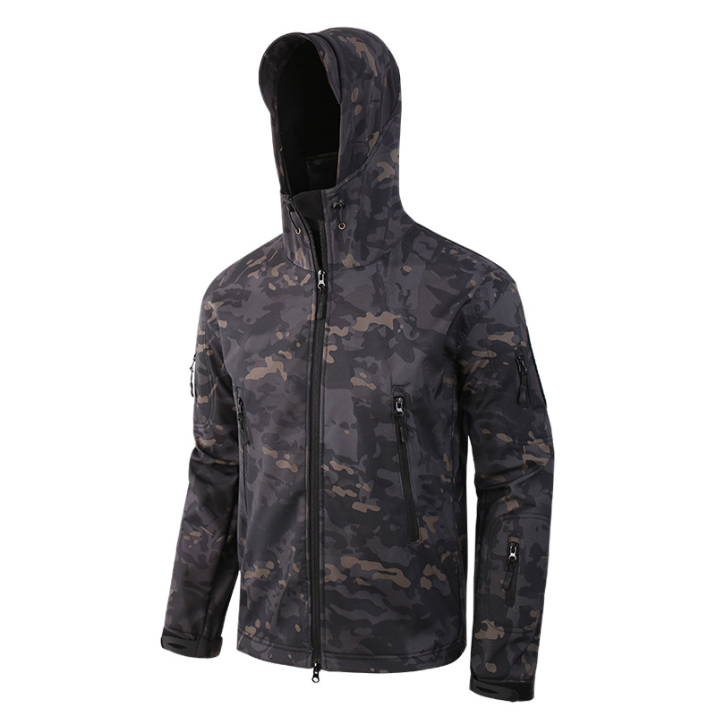 ชุดลายพรางผจญภัยกลางแจ้งสำหรับ - Windproof Jacket Softshell บทวิจารณ์และราคา