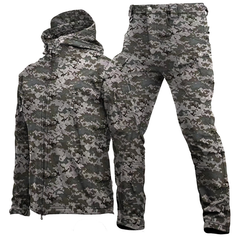 ชุดกันลมและระบายอากาศลายพรางสำ - Windproof Jacket Softshell บทวิจารณ์และราคา