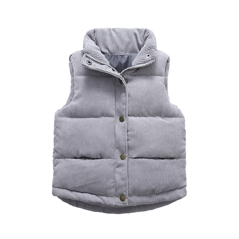 เสื้อกั๊กผ้าลูกฟูกสำหรับเด็กเด - Winter Clothing For Kids บทวิจารณ์และราคา