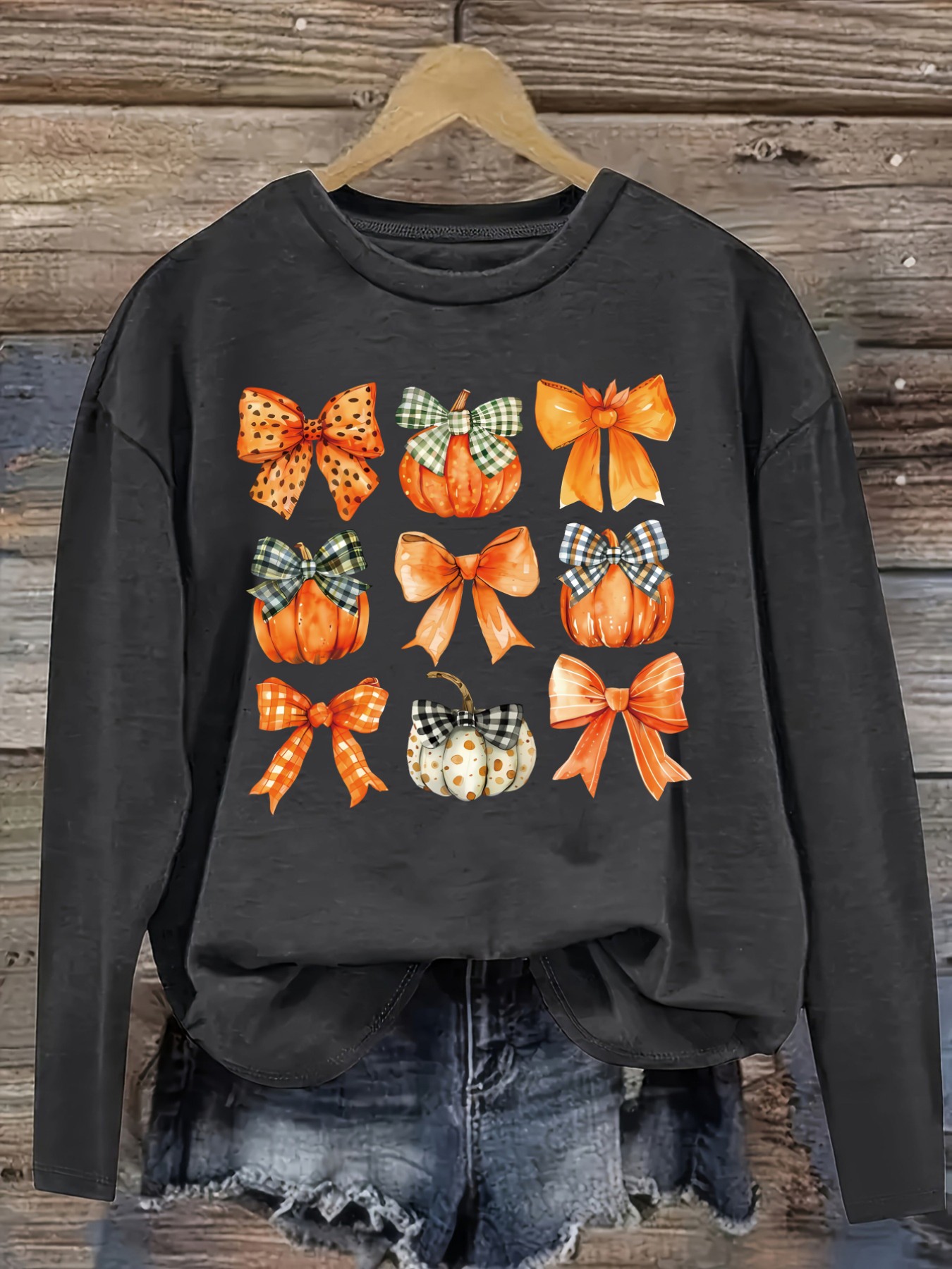 เสื้อยืดแขนยาวคอกลมลำลองสำหรับ - Winter Clothing บทวิจารณ์และราคา
