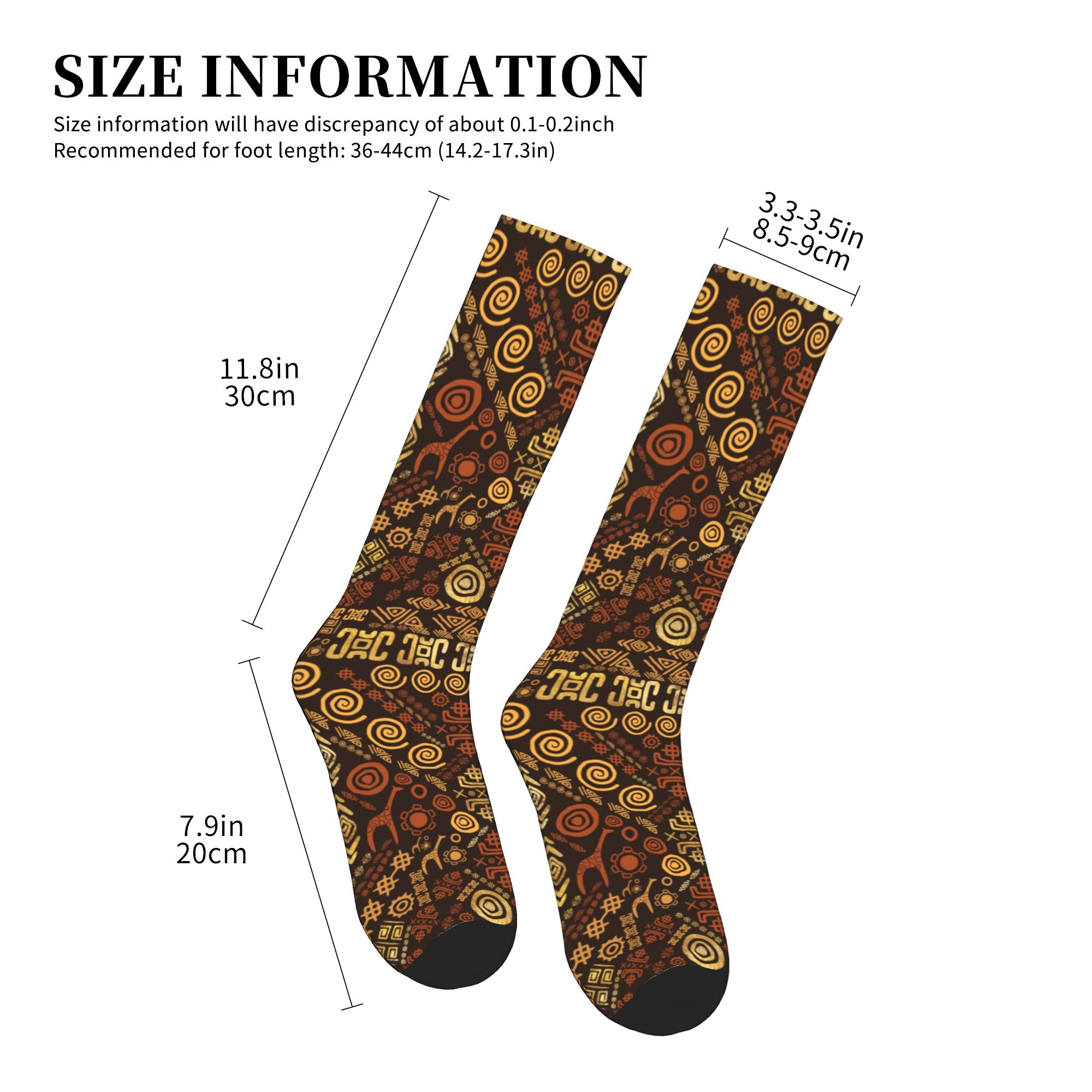 ถุงเท้าลายพิมพ์ตลกๆ ลายผ้าแอฟร - Winter Cloth บทวิจารณ์และราคา