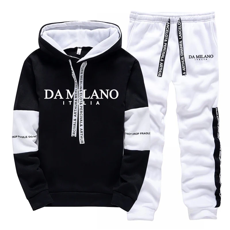 ชุดวอร์มผู้ชายสีดำขาวสำหรับฤดู - Winter Clothing Pants บทวิจารณ์และราคา