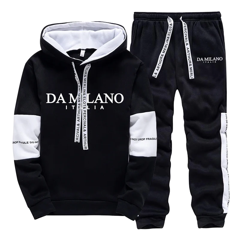 ชุดวอร์มผู้ชายสีดำขาวสำหรับฤดู - Winter Clothing Pants บทวิจารณ์และราคา
