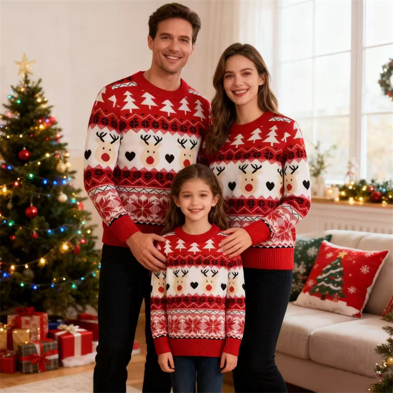 เสื้อครอบครัวลายคริสต์มาส เสื้ - Winter Clothing For Kids บทวิจารณ์และราคา