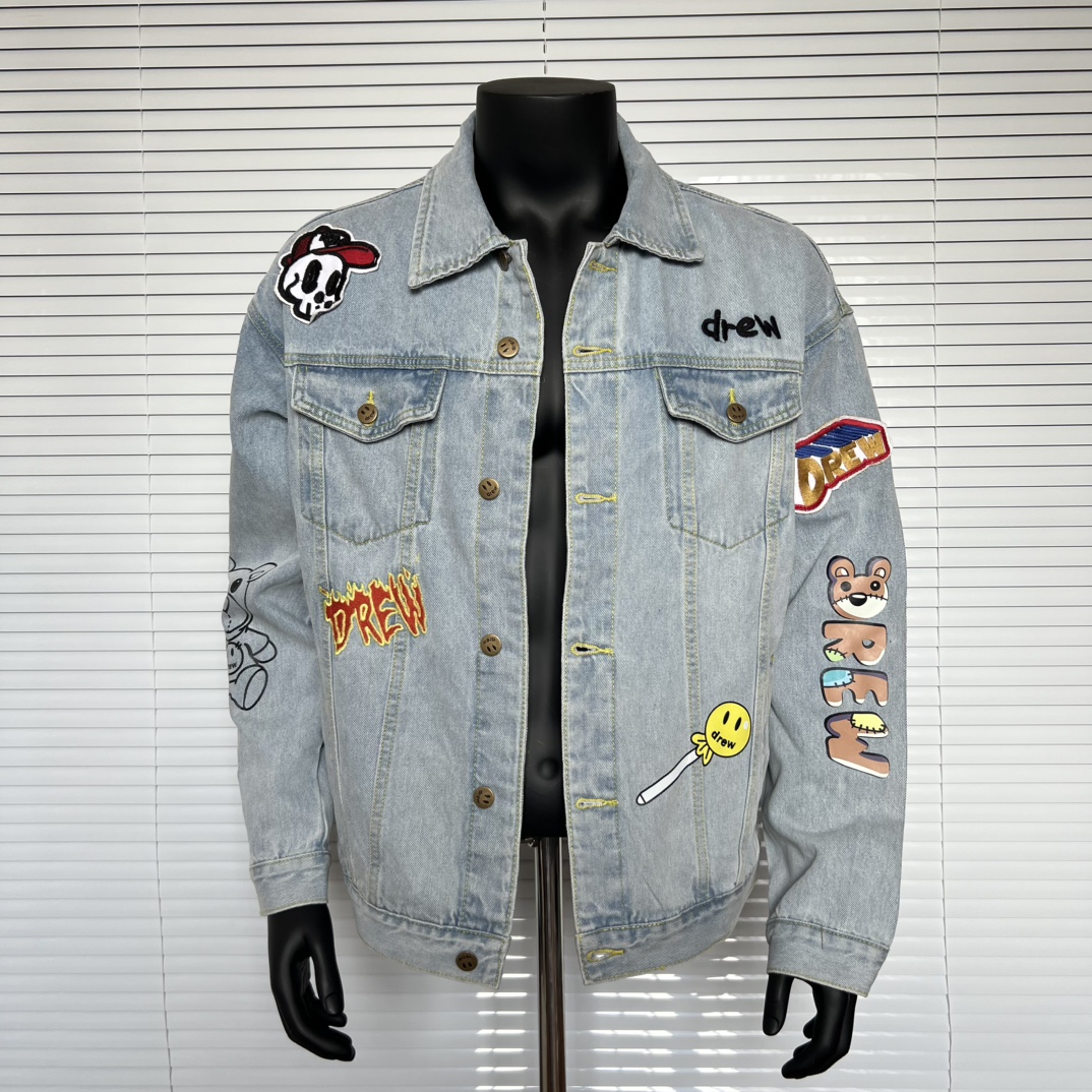Drew House Smiling Printing lo - Winter Clothing Logos บทวิจารณ์และราคา