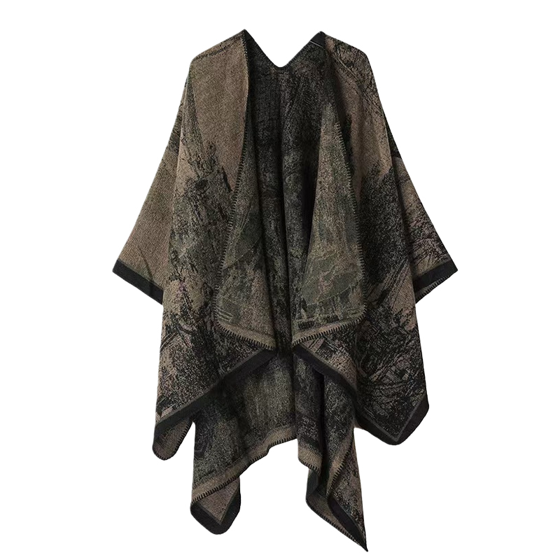 ผ้าคลุมไหล่ถักลายพิมพ์สำหรับผู - Winter Clothing Ideas For Women บทวิจารณ์และราคา