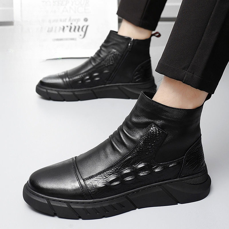 รองเท้าบูทหุ้มข้อสูงสำหรับผู้ช - Winter Cloth บทวิจารณ์และราคา