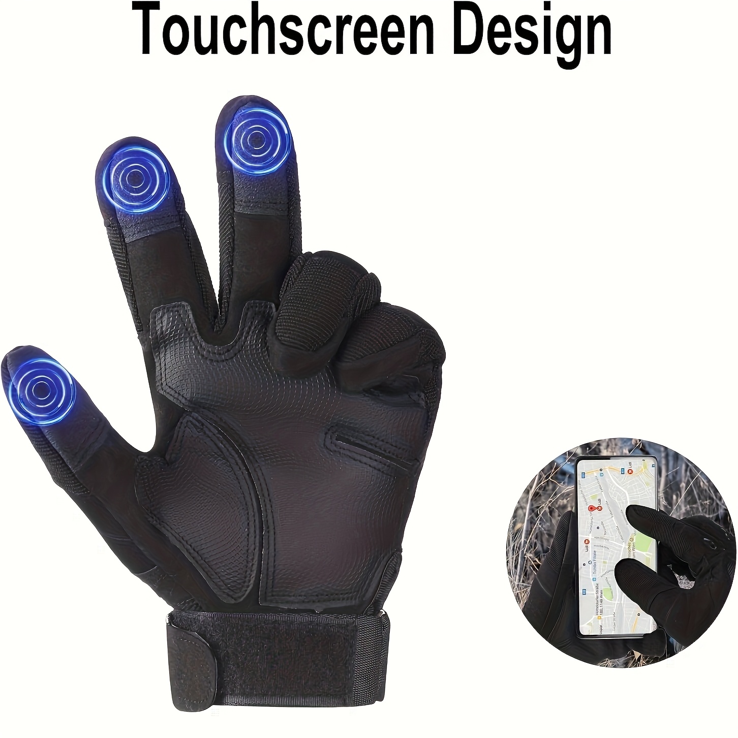 ถุงมือหน้าจอสัมผัสกลางแจ้งสำหร - Knit Glove Touch Screen บทวิจารณ์และราคา