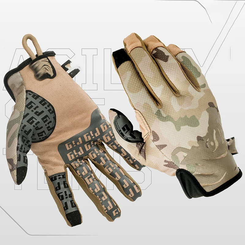ถุงมือยุทธวิธีน้ำหนักเบาสไตล์  - Knit Glove Touch Screen บทวิจารณ์และราคา