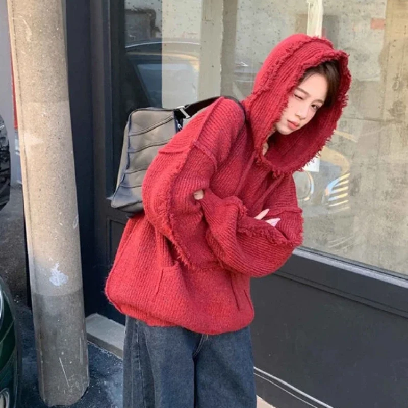 เสื้อฮู้ดหนาสีแดงเย็นสไตล์เกาห - Winter Clothing Essentials For Women บทวิจารณ์และราคา