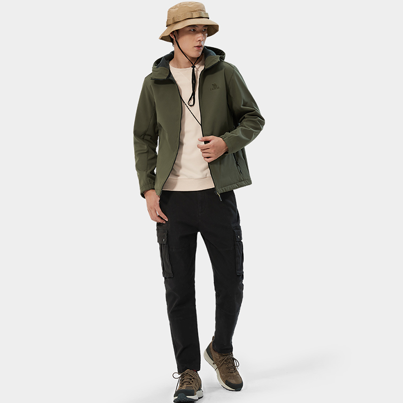 GOLDEN CAMEL เสื้อแจ็คเก็ตเดิน - Windproof Jacket Softshell บทวิจารณ์และราคา