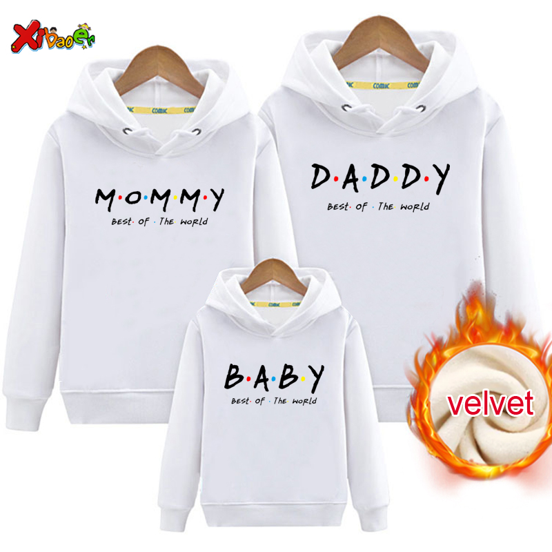 ชุดครอบครัวการจับคู่ Hoodie ฤด - Winter Clothing For Kids บทวิจารณ์และราคา