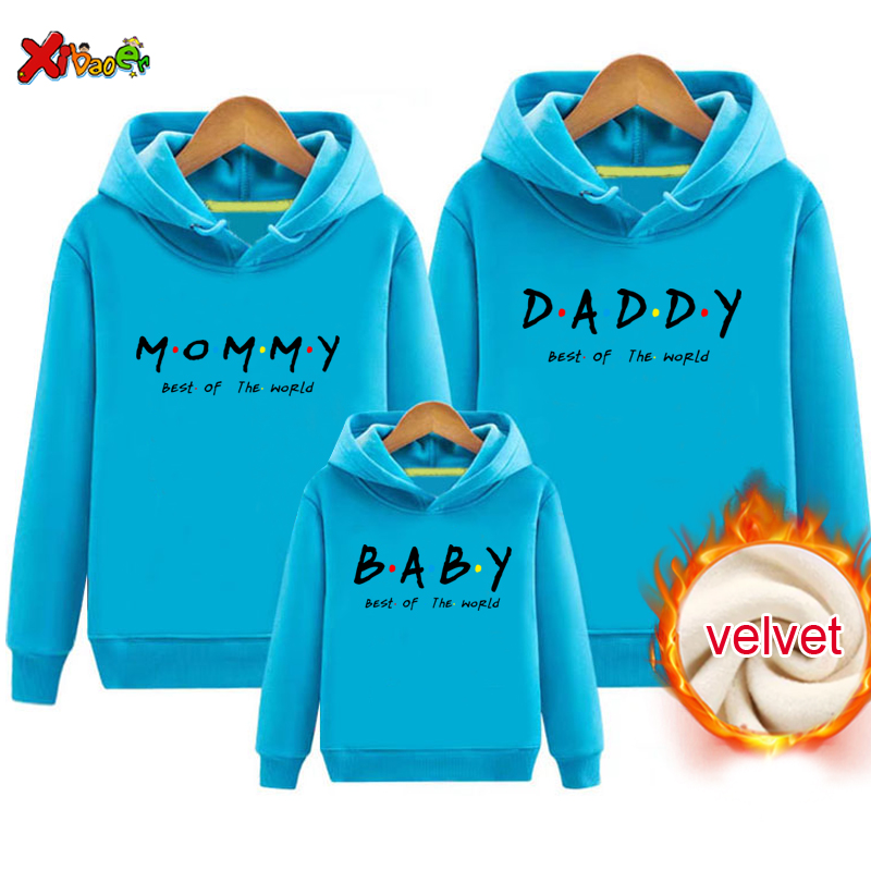 ชุดครอบครัวการจับคู่ Hoodie ฤด - Winter Clothing For Kids บทวิจารณ์และราคา