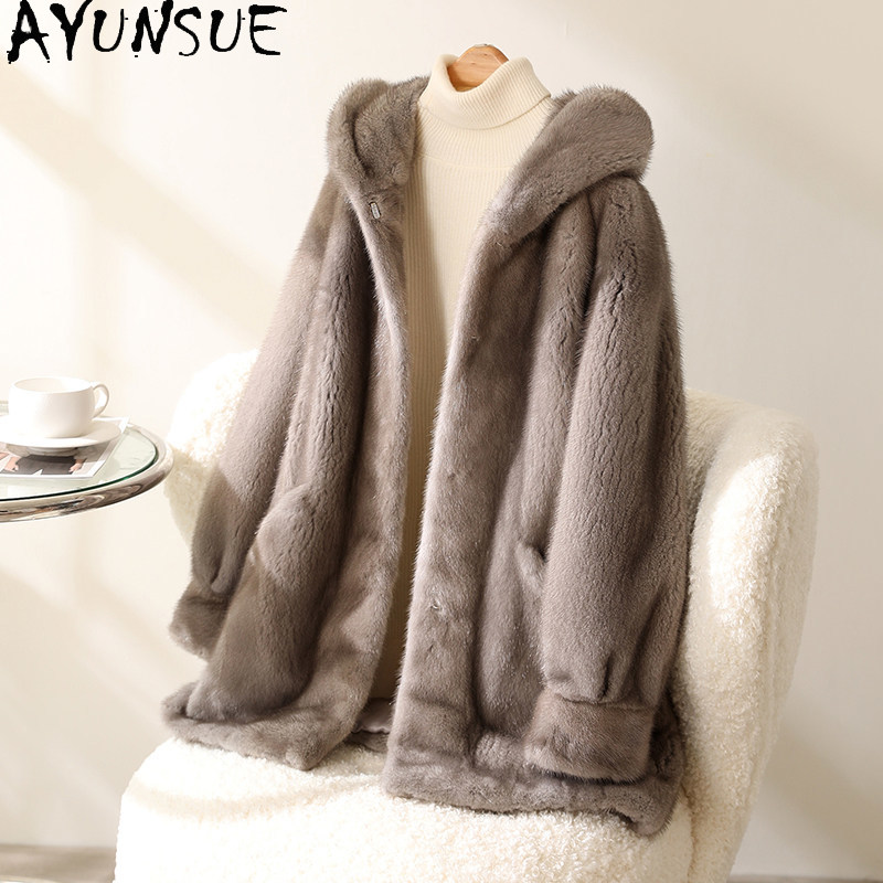 AYUSNUE เสื้อโค้ทขนมิงค์ธรรมชา - Winter Clothing Label บทวิจารณ์และราคา
