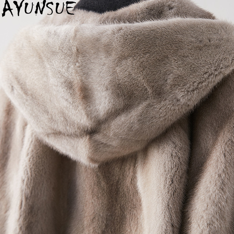 AYUSNUE เสื้อโค้ทขนมิงค์ธรรมชา - Winter Clothing Label บทวิจารณ์และราคา