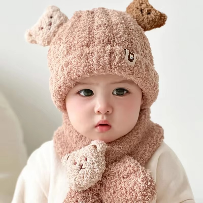 1-10 ชิ้น ชุดหมวกและผ้าพันคอเด - Winter Clothing For Kids บทวิจารณ์และราคา