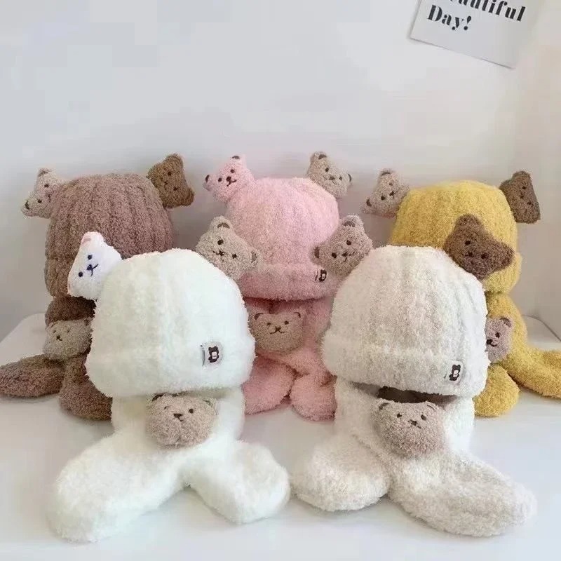 1-10 ชิ้น ชุดหมวกและผ้าพันคอเด - Winter Clothing For Kids บทวิจารณ์และราคา