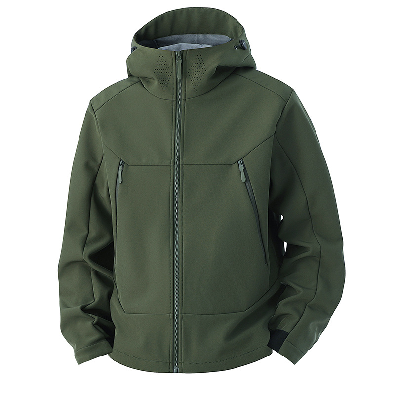เสื้อแจ็คเก็ตซอฟต์เชลล์สำหรับผ - Windproof Jacket Softshell บทวิจารณ์และราคา